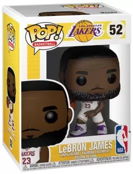 image of NBA Los Angeles Lakers - LeBron James Vinyl Figure 52 Funko Pop! multicolor