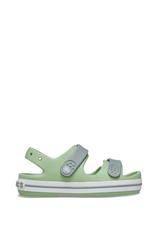 Image of Crocs Kids Crocband Cruiser Sandals Fair Green / Dusty Green C13