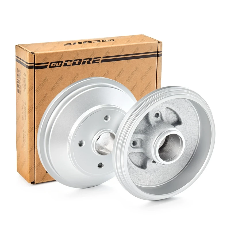 Image of goCORE GCA230036 Brake Drum Rear Axle, 238mm, without ABS sensor ring Brake Drum (123)