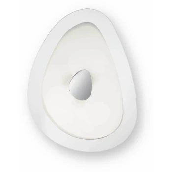 Image of Ideal Lux Geko - 2 Light Small Ceiling Flush Light Glass, E27