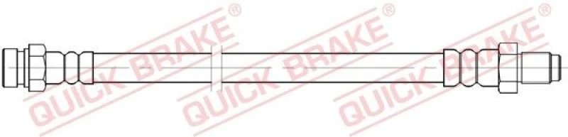 Image of QUICK BRAKE Brake hose QUICK BRAKE 37.048