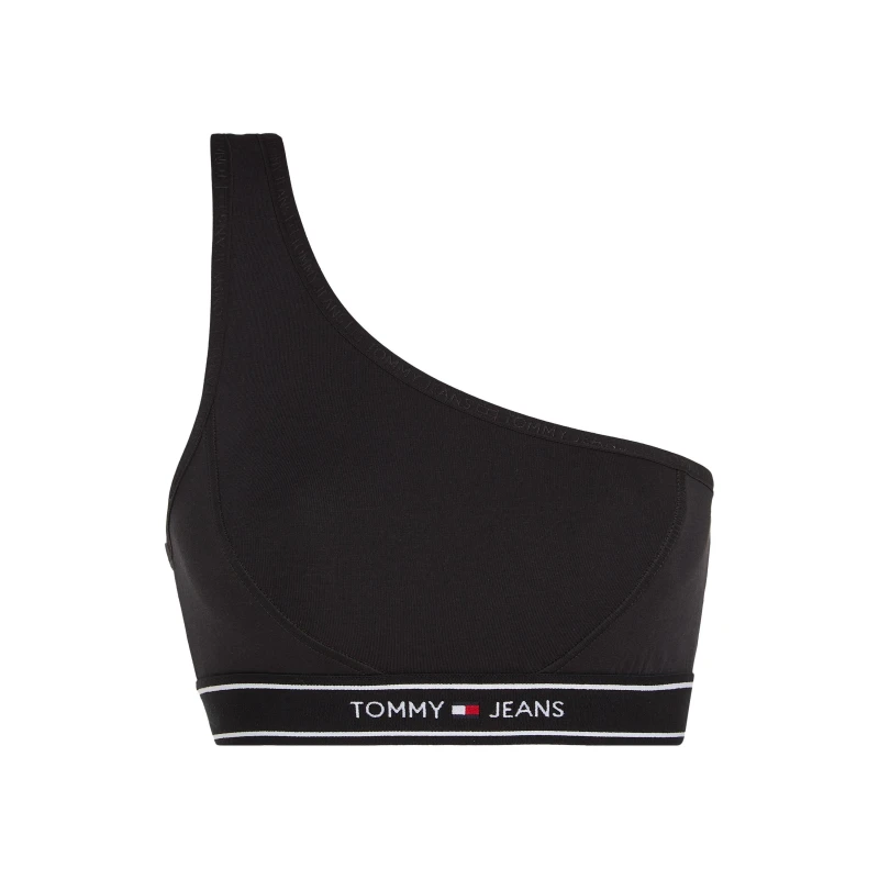 Image of Tommy Hilfiger Asymetric Bra - Black 8