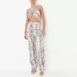 Missguided Tall Halterneck Jumpsuit - Multi