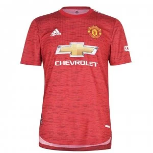 Image of Adidas Manchester United 20/21 Home Authentic Jersey T-Shirt