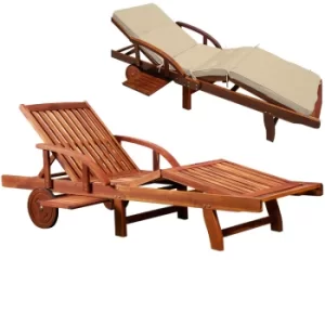 Image of Sun Lounger Tami Sun with Cushion