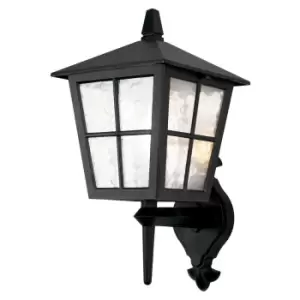 Image of IP43 Wall Light Sconce Black LED E27 100W Bulb External d00209