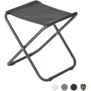 image of Harbour Housewares - Classic Folding Stool - Grey