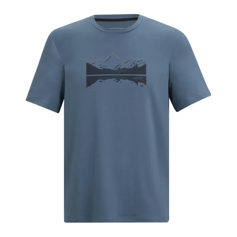 Image of Stretch T-Shirt Regatta Fingal Bleu Male M
