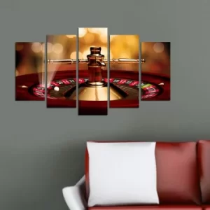 Image of 5M-38 Multicolor Decorative MDF Painting (5 Pieces)