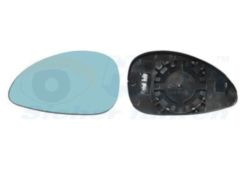 Image of VAN WEZEL Wing mirror glass VAN WEZEL 0970837