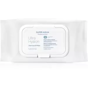 image of Missha Super Aqua 10 Hyaluronic Acid Cleansing and Make-up Removing Wipes 70 pc