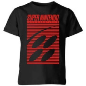 Image of Nintendo Retro Logo Kid's T-Shirt - Black - 11-12 Years
