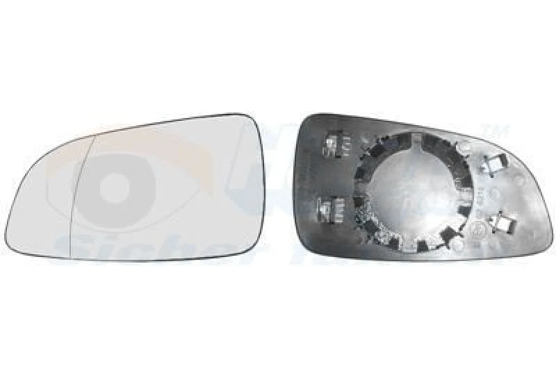 Image of VAN WEZEL Wing mirror glass VAN WEZEL 3745837