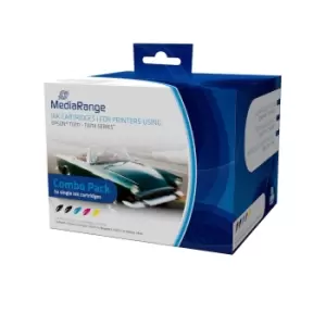 image of MediaRange MRET71 ink cartridge Photo black, Photo cyan, Photo...