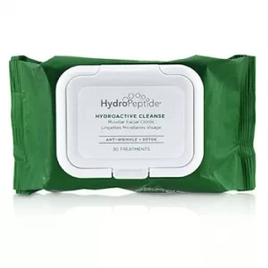 image of HydroPeptideHydroactive Cleanse Micellar Facial Clothes 30wipes