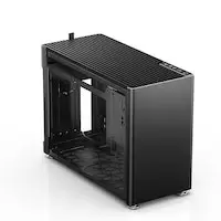 Image of Jonsplus i100 Pro Mini-ITX Case, Tempered Glass - Black