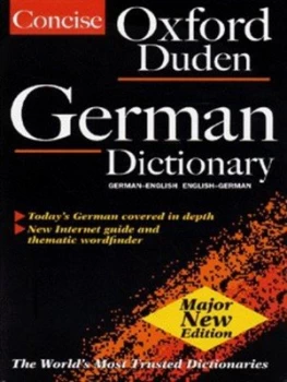 Image of The Oxford-Duden Concise German Dictionary by M Clark and O Thyen and Dudenredaktion and Oxford University Press Hardback