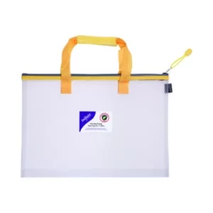 Image of EVA Mesh High Capacity Project Zippa Bag A3 480x350mm Yellow 15877