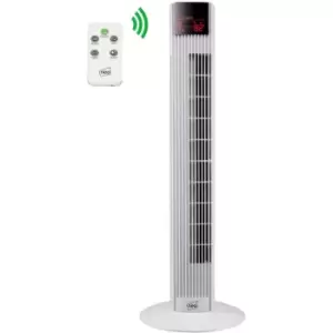 image of Neodirect - Neo 36" White Free Standing 3 Speed Tower Fan with Remote Control