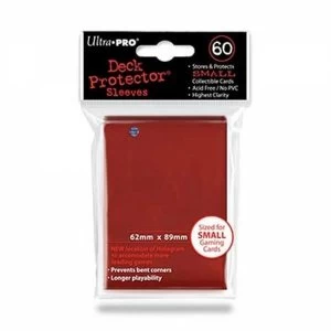 Image of Ultra Pro Small Red Deck Protectors - Case Of 10