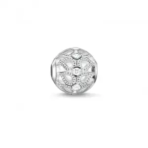 Thomas Sabo Silver White Zirconia Karma Bead K0137-051-14