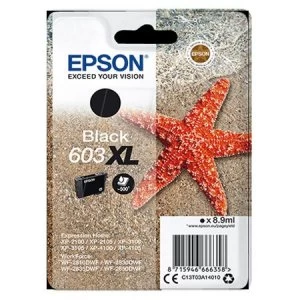 Image of Epson Starfish 603XL Black Ink Cartridge