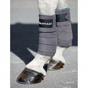 image of Horseware Fleece Bandages - Charcoal