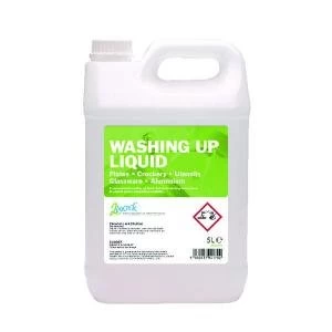 image of 2Work Gentle Washing Up Liquid Fresh Scent 5 Litre Bulk Bottle 432