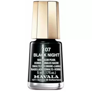 image of Mavala Mini Nail Color 107 Black Night 5ml