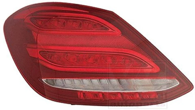 Image of VAN WEZEL 2924925U Rear light with bulb holder, Left, LED Combination Rearlight (391)
