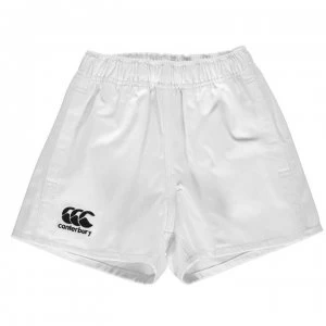 Image of Canterbury Pro Rugby Shorts Junior Boys - White