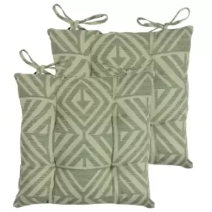 Image of Tanza Twin Pack Seat Pads Sage