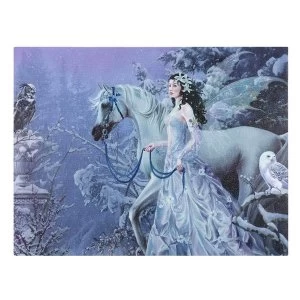 Image of Winter Wings Canvas Plaque by Nene Thomas