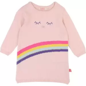 Image of Billieblush Baby Girls Pink knitted dress - Pink