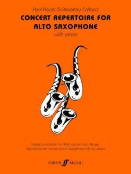 Image of Concert Repertoire for Alto Saxophone with Piano by Paul Harris Paperback