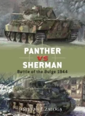 Image of panther vs sherman battle of the bulge 1944