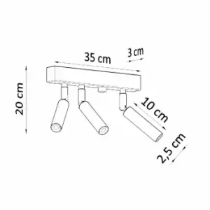 Image of Sollux Plafond Eyetech 3 White