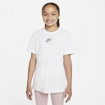 Image of Nike Sportswear Big Kids (Girls') T-Shirt - White