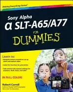 Image of sony alpha slt a65 a77 for dummies