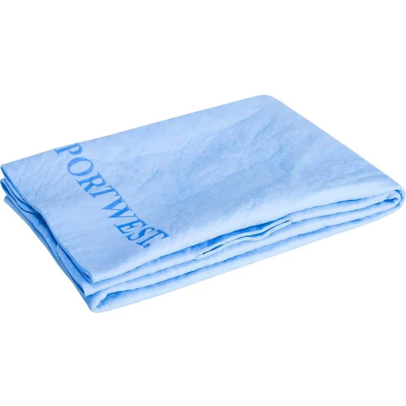 Image of Portwest Cooling Towel Blue unisex