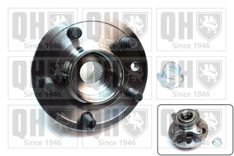 Image of QUINTON HAZELL Wheel bearing kit QUINTON HAZELL QWB1491