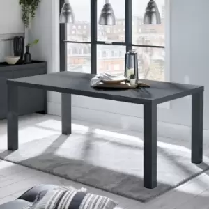 Image of Puro Large 6-8 Seater Dining Table Charcoal