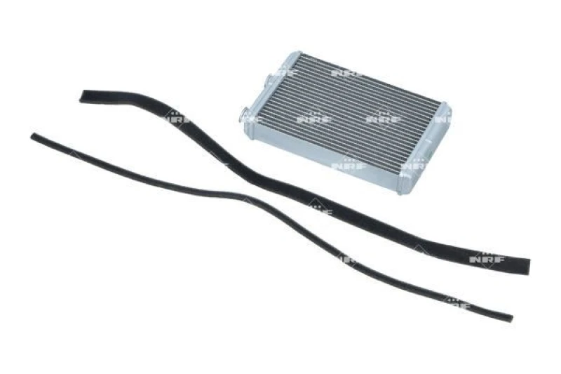 Image of NRF 54224 Heat Exchanger without pipe, with fastening/mounting material Aluminium Heat Exchanger,interior heating (467)