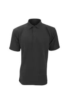 image of UCC 50 50 Plain Pique Short Sleeve Polo Shirt