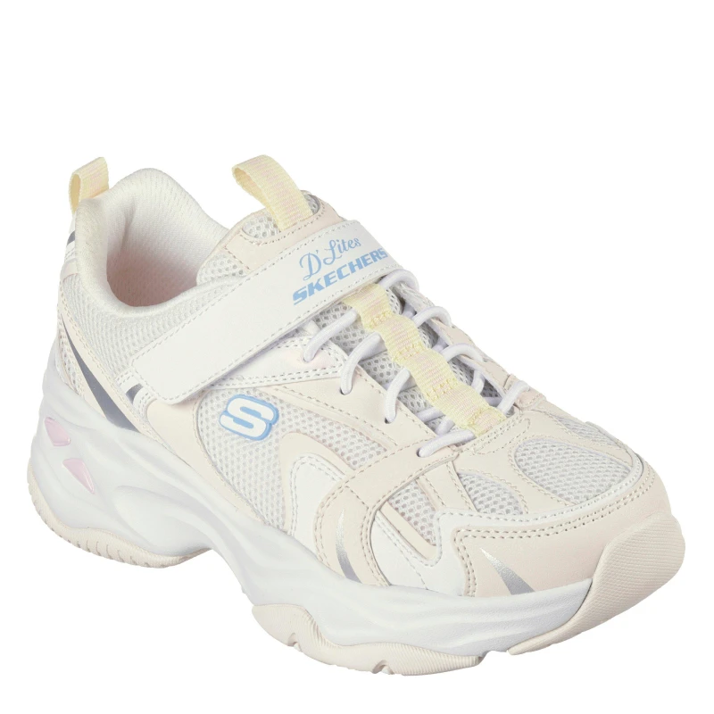 Image of Skechers DLites4 0 Natural/Multi unisex C10 (27.5)