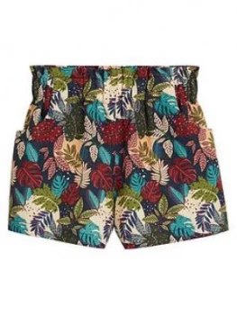 Mango Girls Floral Print Shorts - Multi