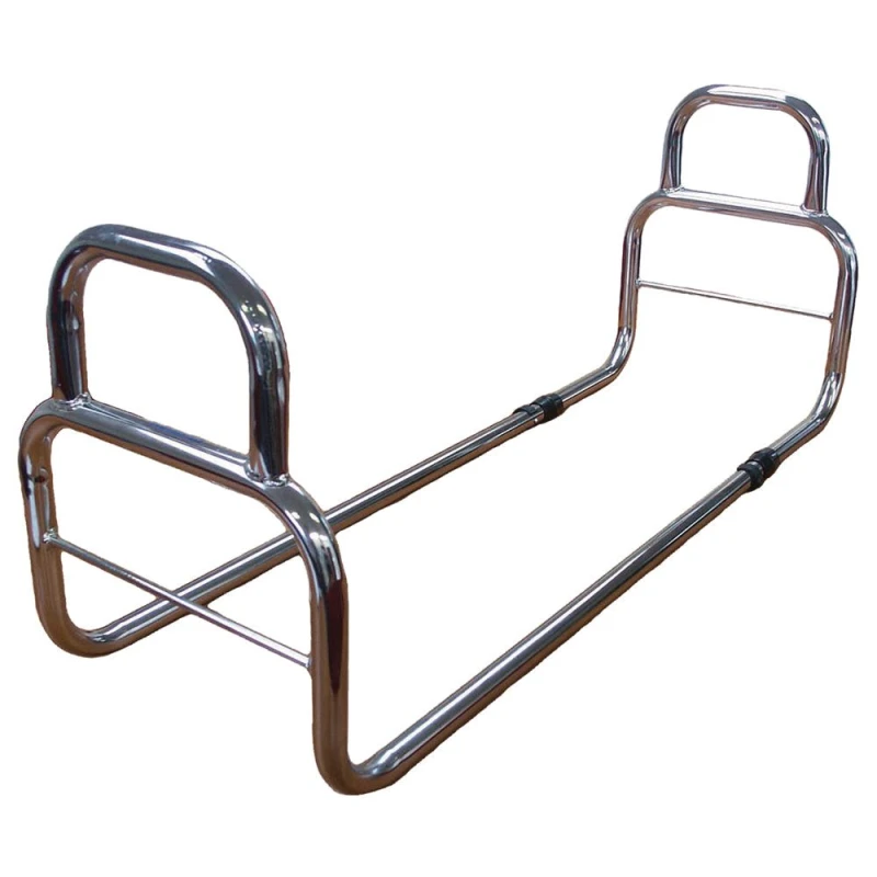 Image of Loops Chrome Under Mattress Transfer Aid Handle - High Quality Steel - 96 158cm Width Metallics