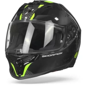 Image of Scorpion EXO-520 Air Laten Black Neon Yellow L