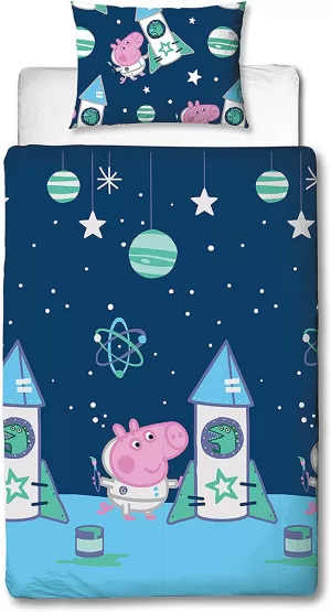 Image of Peppa Pig George Boom Single Duvet Cover