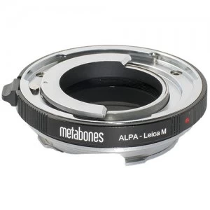 image of Metabones ALPA to Leica M with 6-Bit - Black Matt